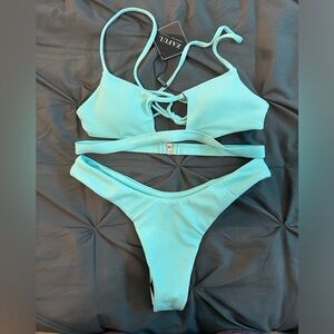 Zaful NWT Bikini in Aqua